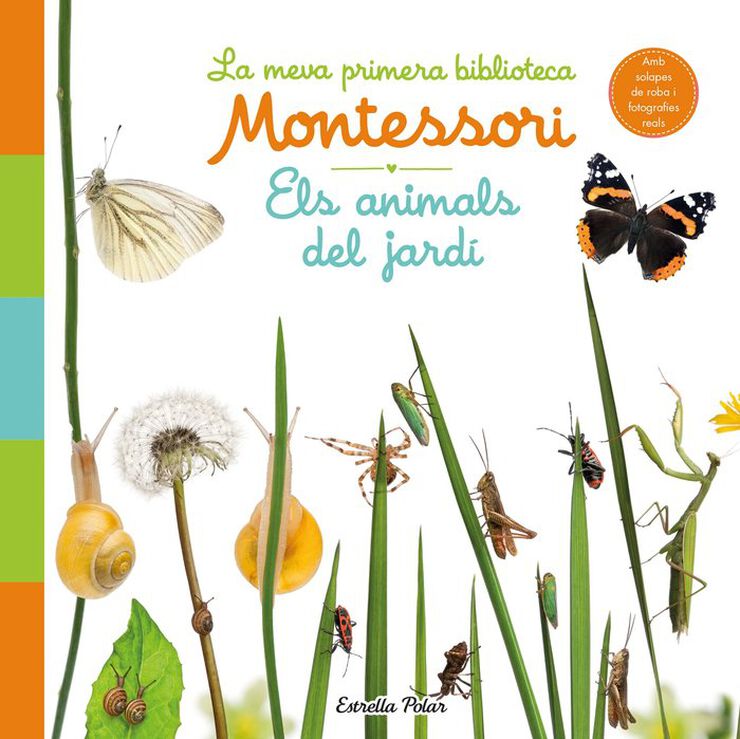 Els animals del jard&iacute;. La meva primera biblioteca Montessori