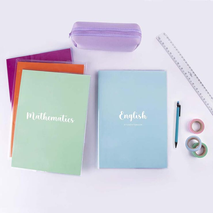 Forro para libros ajustable 100u