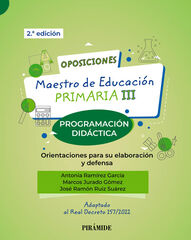 Oposiciones. Maestro de Educaci&oacute;n Primaria III