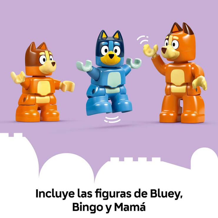 LEGO&reg; DUPLO Bluey Casa Familiar de la Bluey amb Joc de Mem&ograve;ria 10459
