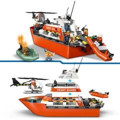 LEGO&reg; City Barco y Helic&oacute;ptero de Rescate de Guardacostas 60504