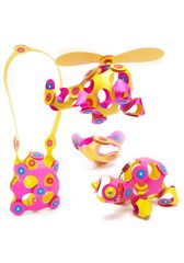 Construcci&oacute; Magn&egrave;tica Clixo Crew rosa 30 peces