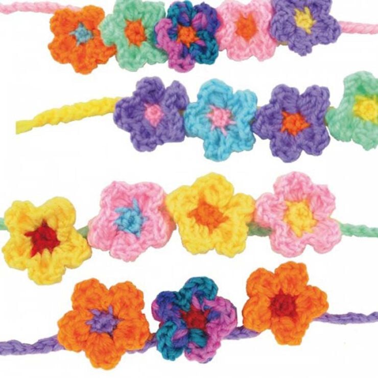 Adornos de Flores con Ganchillo