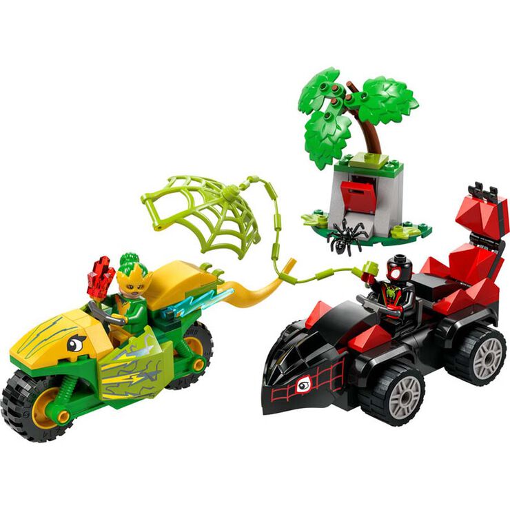 LEGO&reg; Spidey Spin y Electro: Duelo de Veh&iacute;culos Dinosaurio 11198