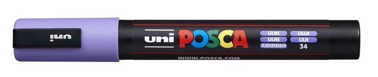 Retolador Posca PC-5M 1,8-2,5mm lila
