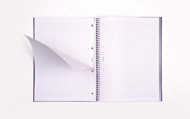 Notebook 1 A4 80 hojas 5x5 Milan 1918 azul