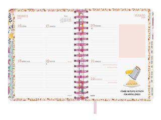 Agenda Finocam 16 mesos Vitae 1/4 setm/vista cas 2025-26 rosa