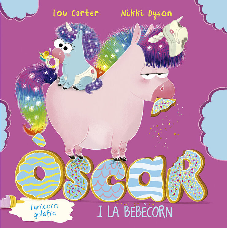 &Ograve;scar, l&acute;unicorn golafre i la beb&egrave;corn