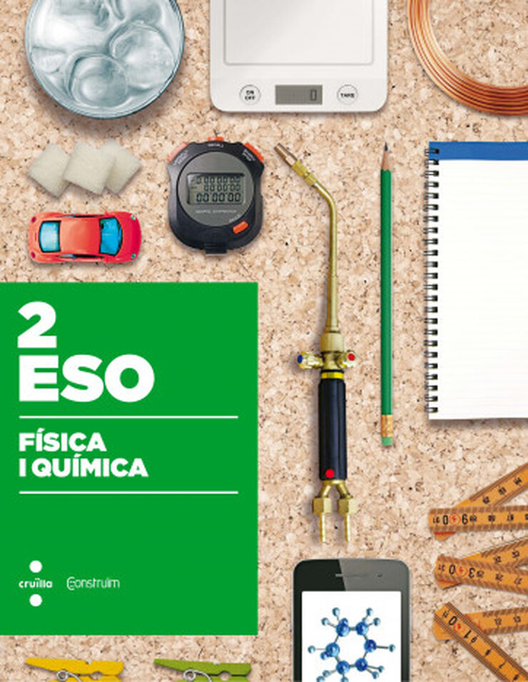 F&iacute;sica i Qu&iacute;mica 2 ESO ed. Cru&iuml;lla