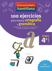 100 ejercicios para repasar ortograf&iacute;a y gram&aacute;tica 4&ordm; Primaria