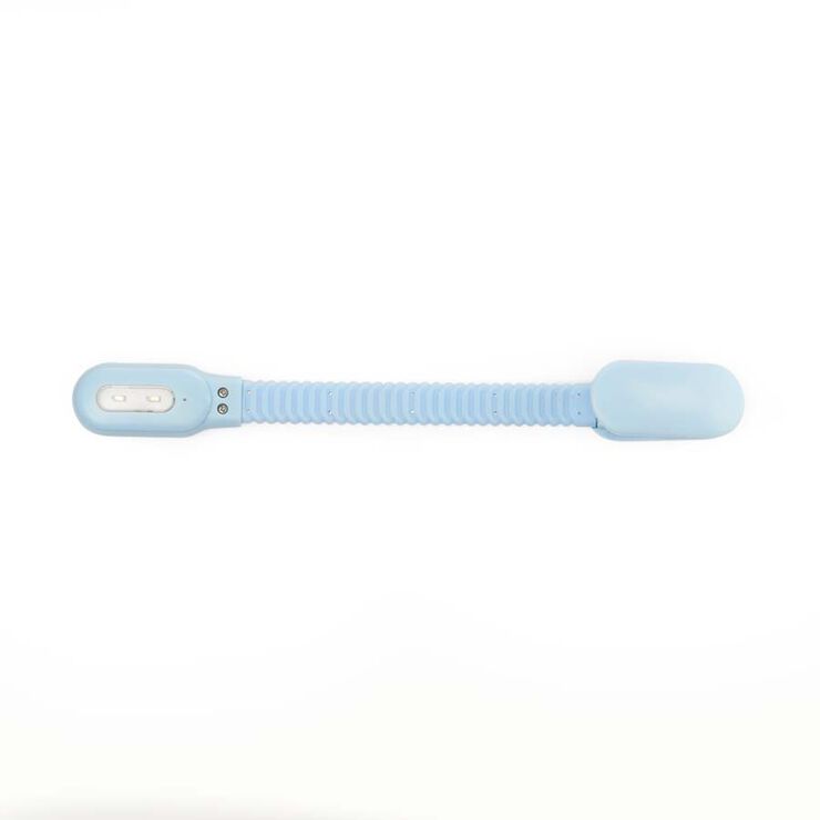 Llum de lectura recarregable blau