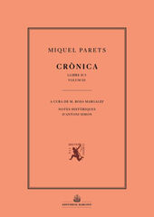 Cr&ograve;nica. Volum III