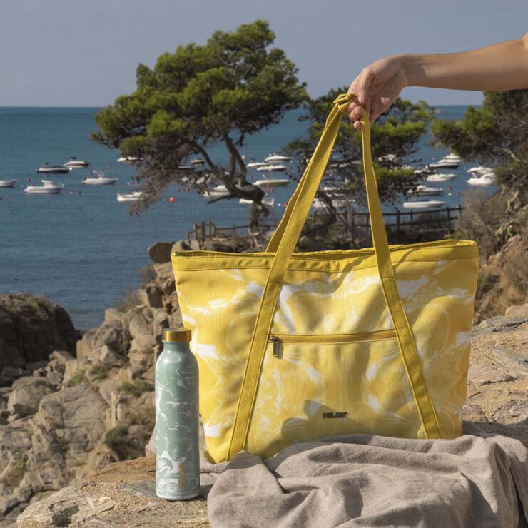 Tote Bag Shoping Milan Lava groc