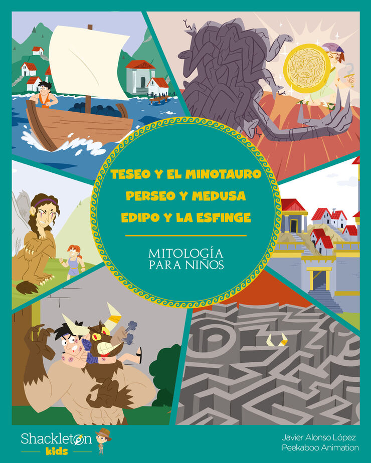 Teseo y el minotauro. Perseo y Medusa. Epido y la esfinge