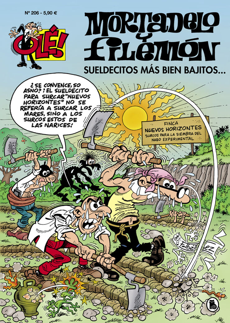 Sueldecitos m&aacute;s bien bajitos... (Ol&eacute;! Mortadelo 206)