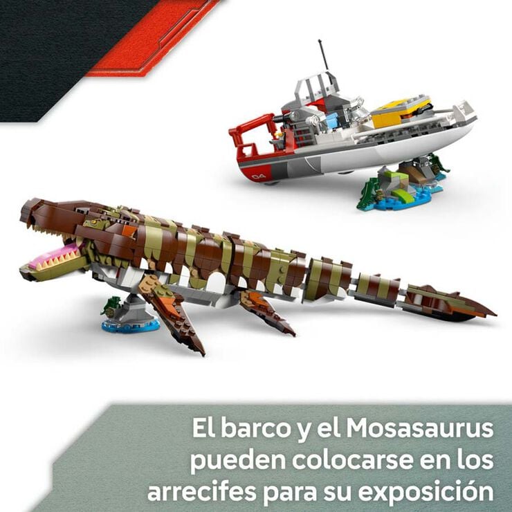LEGO&reg; Jurassic World Missi&oacute; Naval: Mosasaurus Constru&iuml;ble 76974