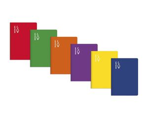 Libreta grapada Escolofi A5 50 hojas montessori 3,5 margen azul