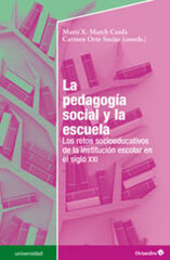La pedagog&iacute;a social y la escuela