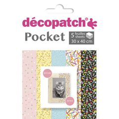 Papel D&eacute;copatch Pocket Collection n&uacute;m.22 5 hojas