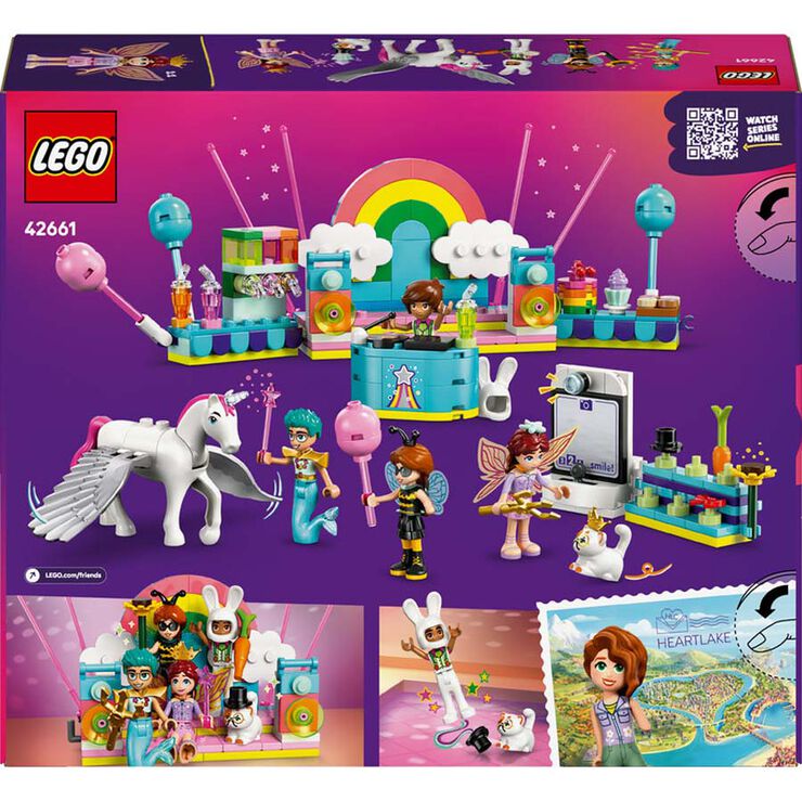 LEGO&reg; Friends Fiesta de Disfraces con Unicornio y Hada 42661
