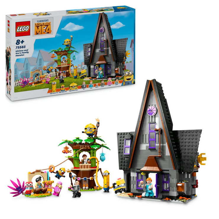 LEGO&reg; Minions y Mansi&oacute;n Familiar de Gru 75583