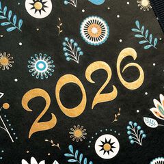 Agenda Finocam 16 mesos Vitae 1/4 setm/vista cas 2025-26 negre