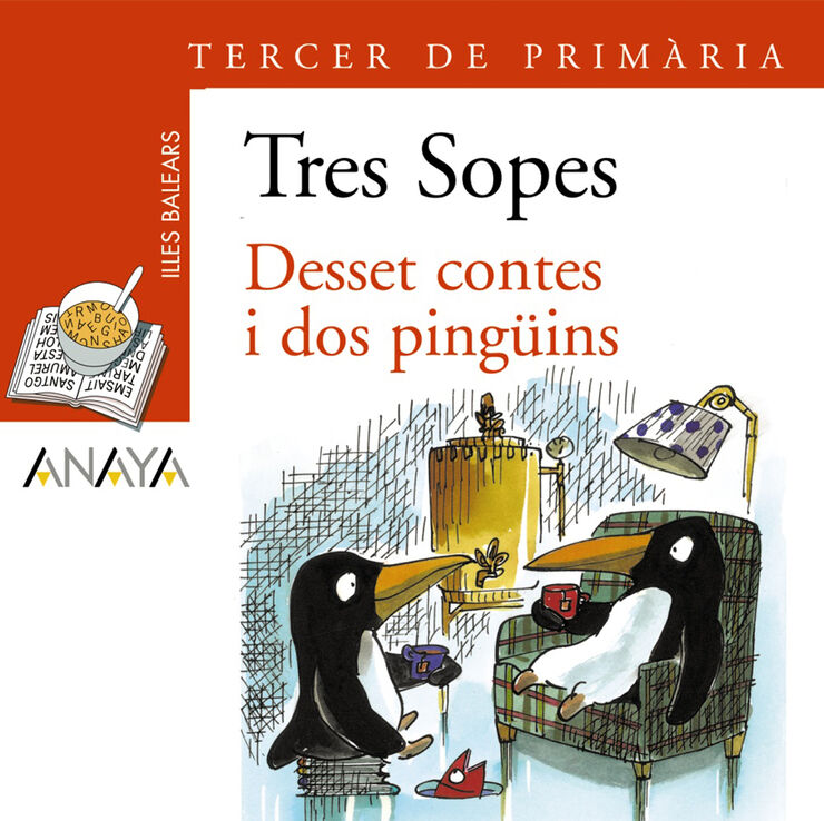 Pack de llibres ''Desset contes i dos ping&uuml;ins'' 3&ordm; de Primaria (Illes Balears)