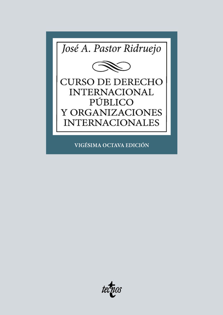 Curso de Derecho Internacional P&uacute;blico y de Organizaciones Internacionales
