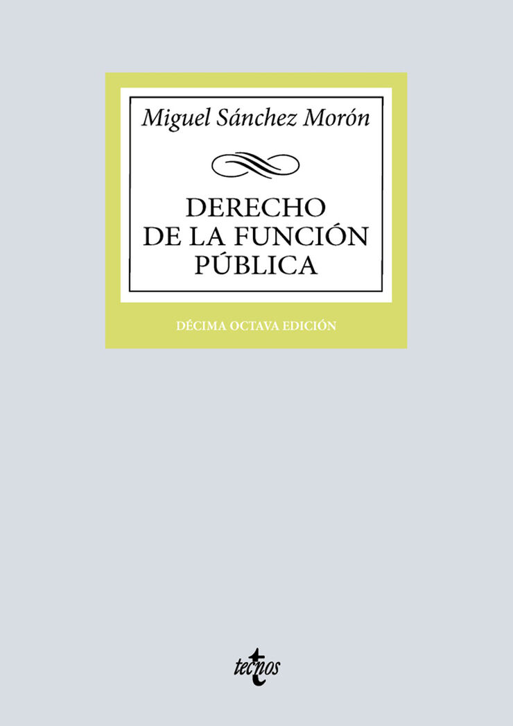 Derecho de la funci&oacute;n p&uacute;blica