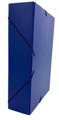 Carpeta projectes Abacus folrada llom 90mm blau