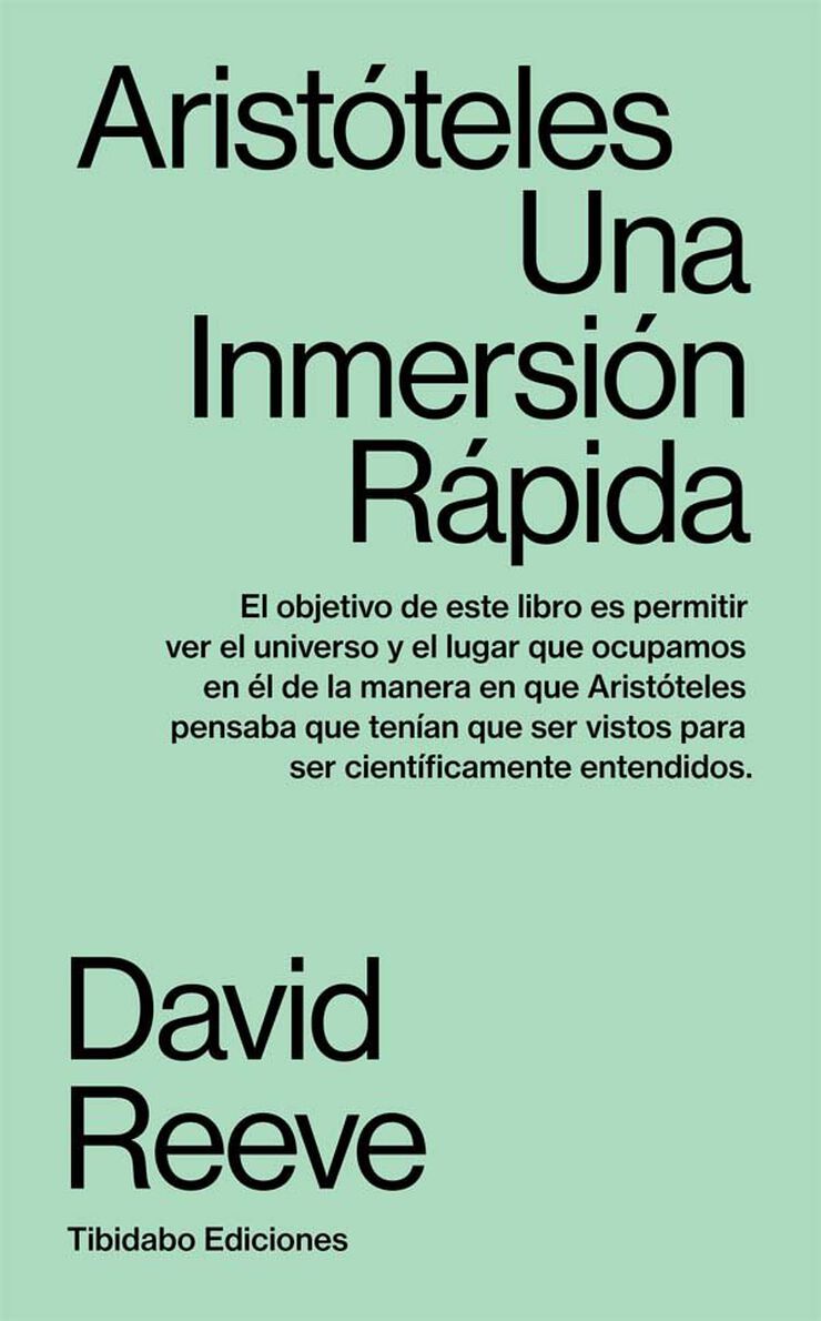 Arist&oacute;teles. Una inmersi&oacute;n r&aacute;pida