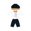 Ropa 38 cm Cocinero