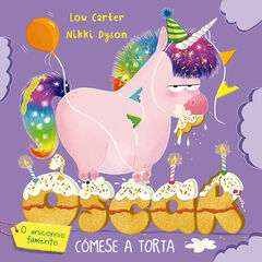 &Oacute;scar o unicornio famento c&oacute;mese la torta