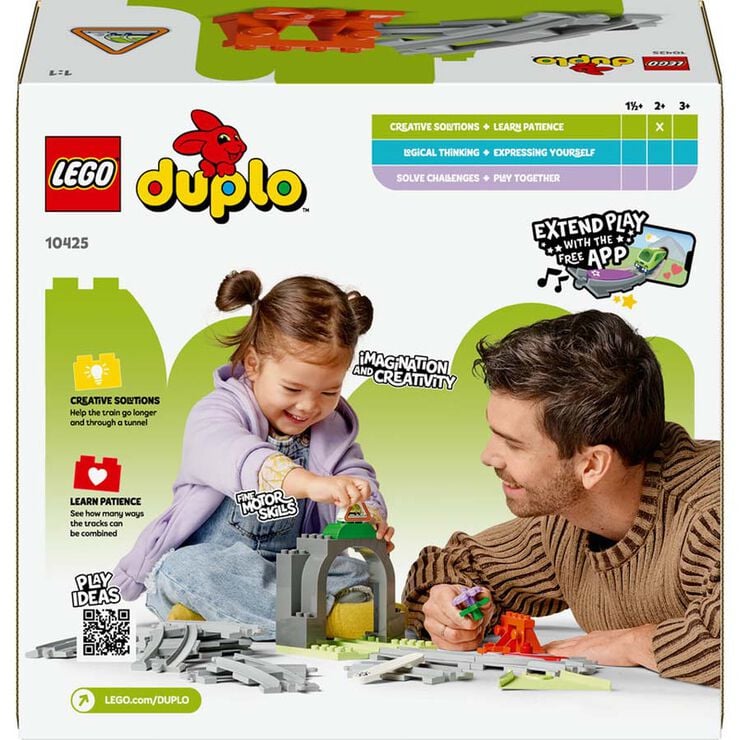 LEGO&reg; DUPLO Town Set d&rsquo;Expansi&oacute;: T&uacute;nel i Vies Ferrovi&agrave;ries 10425