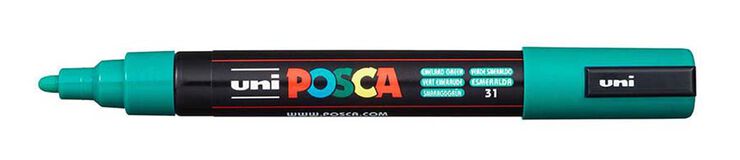 Retolador Posca PC-5M 1,8-2,5mm maragda