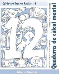Tres en ratlla 12 Quaderns de C&agrave;lcul Mental Salvatella