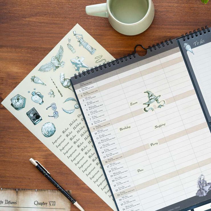 Planificador mes/vista 16meses mult 24-25 Harry Potter