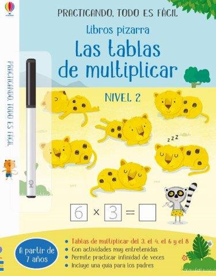 Tablas de multiplicar. Nivel 2