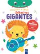 Coloreo y pego adhesivos gigantes. Le&oacute;n