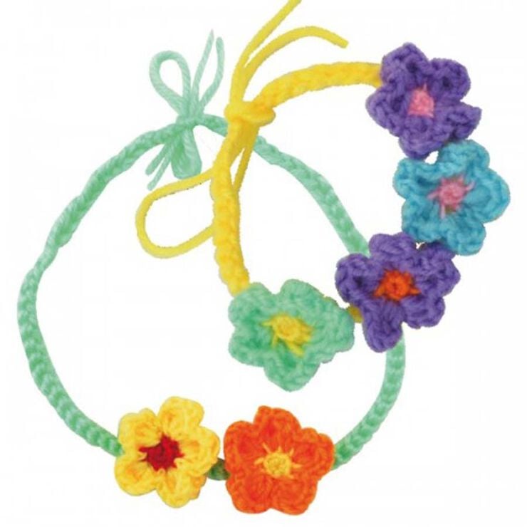 Adornos de Flores con Ganchillo