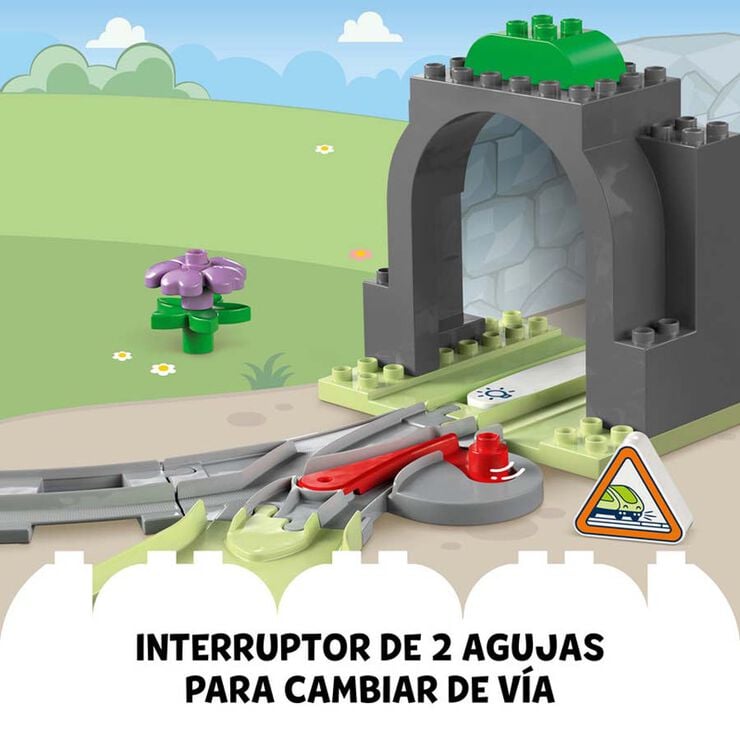 LEGO&reg; DUPLO Town Set d&rsquo;Expansi&oacute;: T&uacute;nel i Vies Ferrovi&agrave;ries 10425