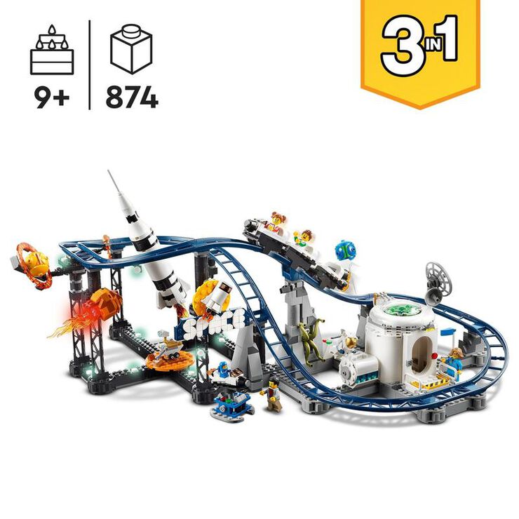 LEGO&reg; Creator 3en1 Muntanya Rusa Espacial 31142