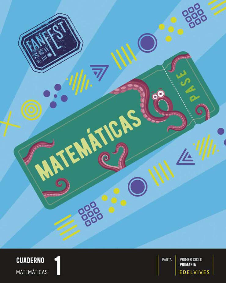 Matem&aacute;ticas 1&ordm; Primaria. Cuaderno Pauta