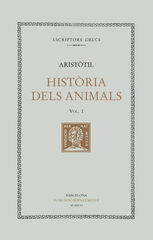 Hist&ograve;ria dels animals, vol. I (llibres I-IV)