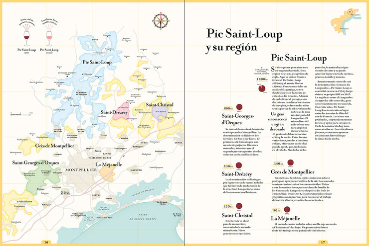Ruta de los vinos franceses: Atlas de los vi&ntilde;edos de Francia