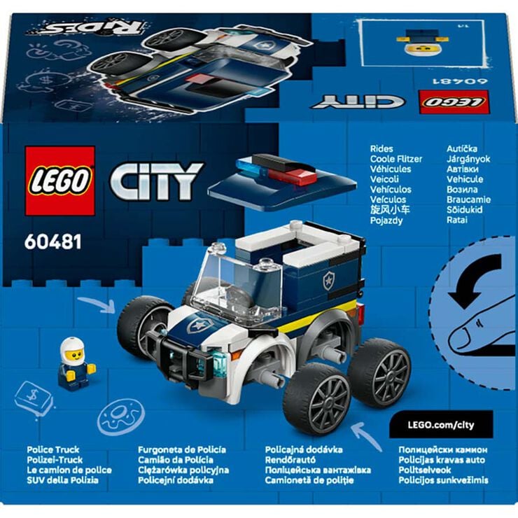 LEGO&reg; City Veh&iacute;culos: Furgoneta de Polic&iacute;a 60481