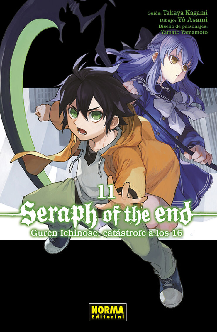 Seraph of the end 11: Guren Ichinose, cat&aacute;strofe a los 16