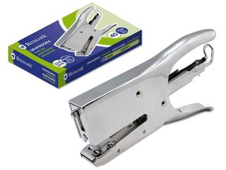 Grapadora de tenaza Bismark cromada 40 hojas