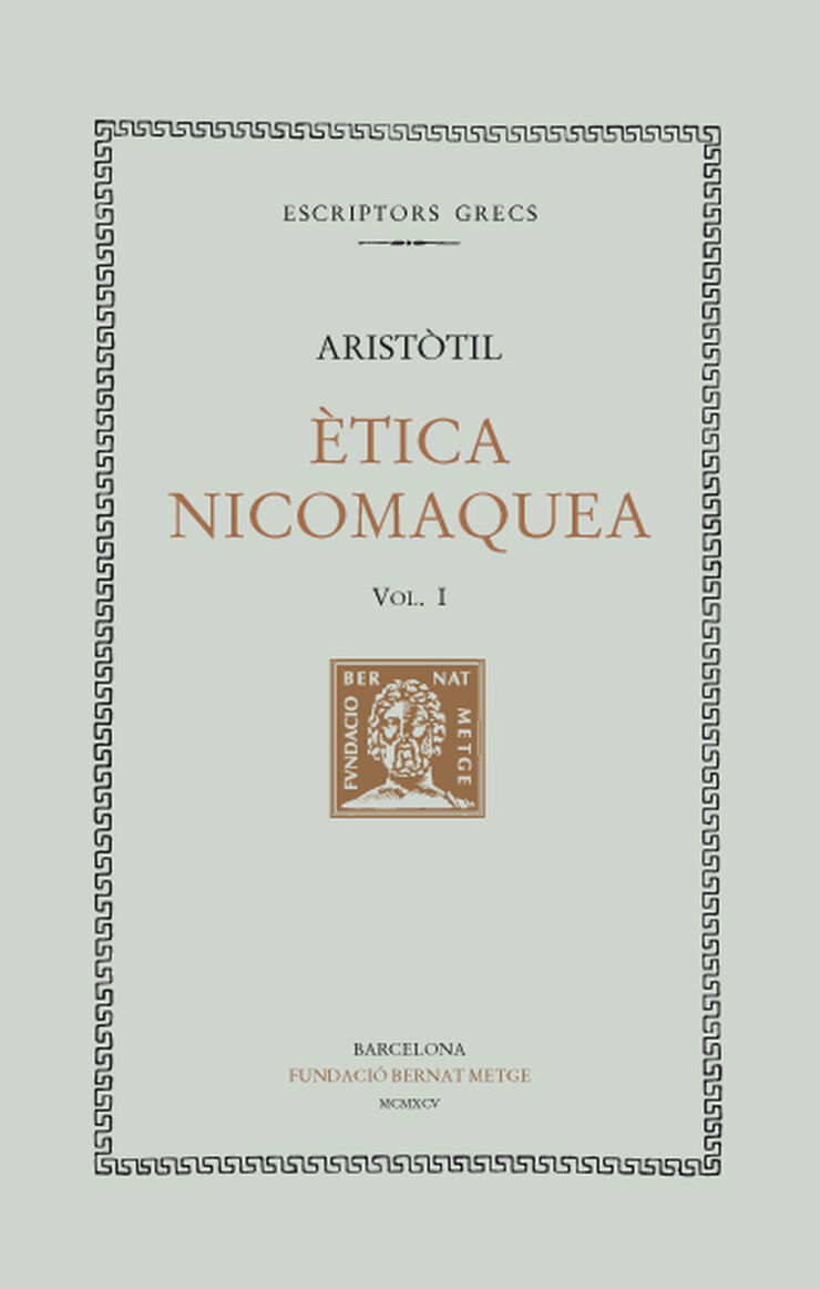 &Egrave;tica nicomaquea, vol. I