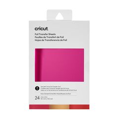 Foil 15x30cm ruby 24 hojas
